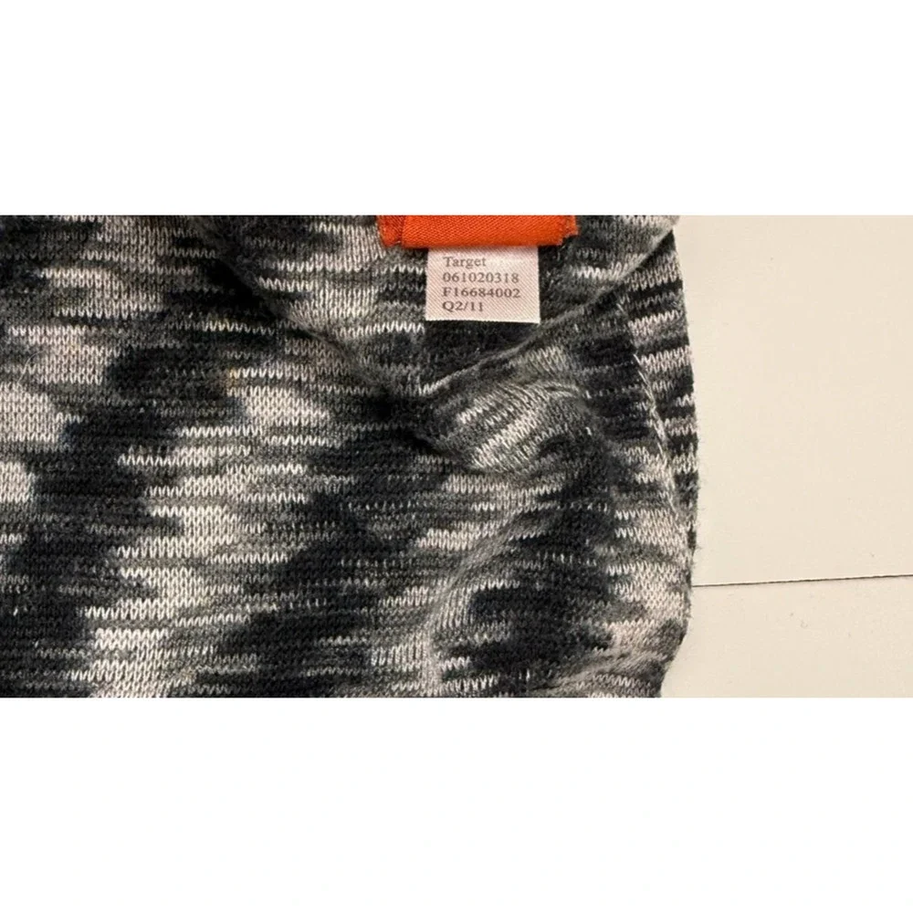 Missoni for Target Womens Infinity Scarf Black Gray 100% Rayon Knit 2011